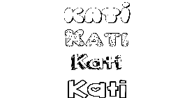 Coloriage Kati