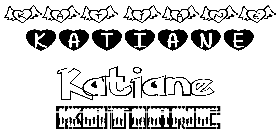 Coloriage Katiane