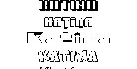 Coloriage Katina