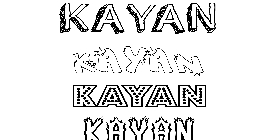 Coloriage Kayan