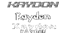 Coloriage Kaydon