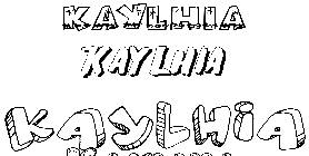 Coloriage Kaylhia