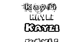 Coloriage Kayli