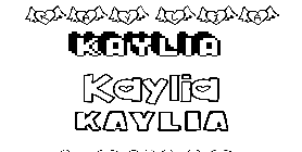 Coloriage Kaylia