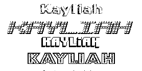 Coloriage Kayliah