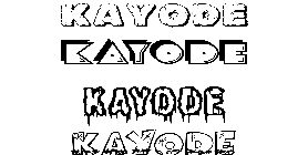Coloriage Kayode