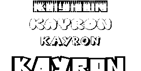 Coloriage Kayron