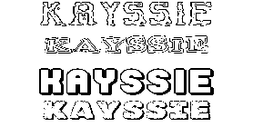 Coloriage Kayssie