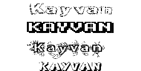Coloriage Kayvan