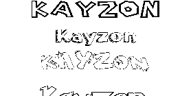 Coloriage Kayzon