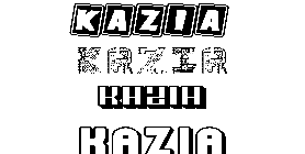 Coloriage Kazia