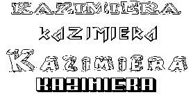 Coloriage Kazimiera