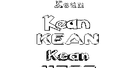 Coloriage Kean