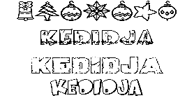 Coloriage Kedidja