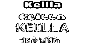 Coloriage Keilla