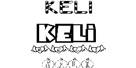 Coloriage Keli