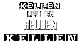 Coloriage Kellen