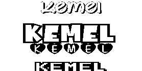 Coloriage Kemel