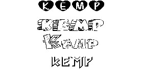 Coloriage Kemp