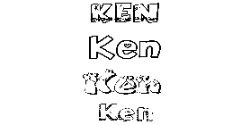 Coloriage Ken