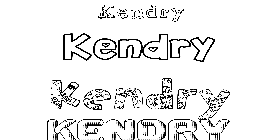 Coloriage Kendry