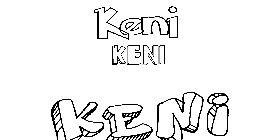 Coloriage Keni