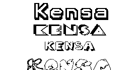 Coloriage Kensa