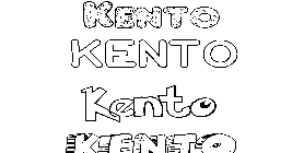 Coloriage Kento