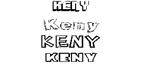 Coloriage Keny