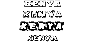 Coloriage Kenya