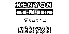 Coloriage Kenyon