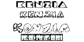 Coloriage Kenzia