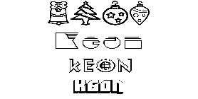 Coloriage Keon