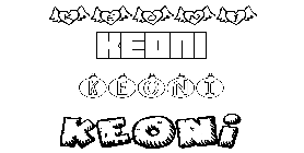 Coloriage Keoni