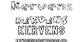 Coloriage Kervens