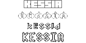 Coloriage Kessia