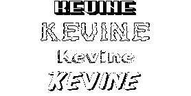 Coloriage Kevine