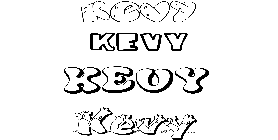 Coloriage Kevy