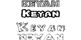 Coloriage Keyan