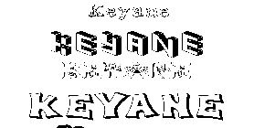 Coloriage Keyane