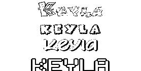 Coloriage Keyla
