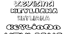 Coloriage Keyliana