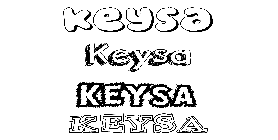 Coloriage Keysa