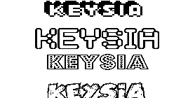 Coloriage Keysia
