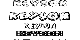 Coloriage Keyson