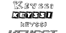 Coloriage Keyssi