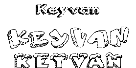 Coloriage Keyvan