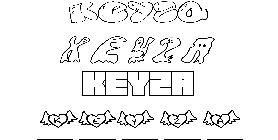 Coloriage Keyza