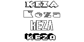 Coloriage Keza