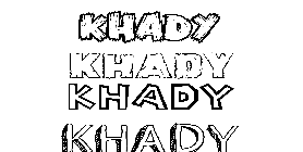 Coloriage Khady